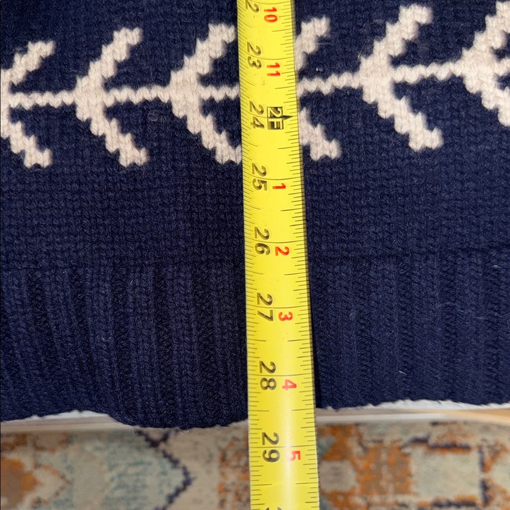 GAP Dark Blue Sweater with Light Pattern - image 11